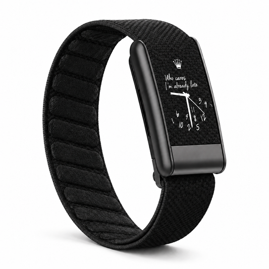 Bracelet Whoop Being Late Black compatible 4.0 5.0 MG — WhoopElite
